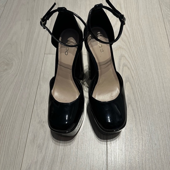 Aldo black heels in size 6.5 - Picture 3 of 4